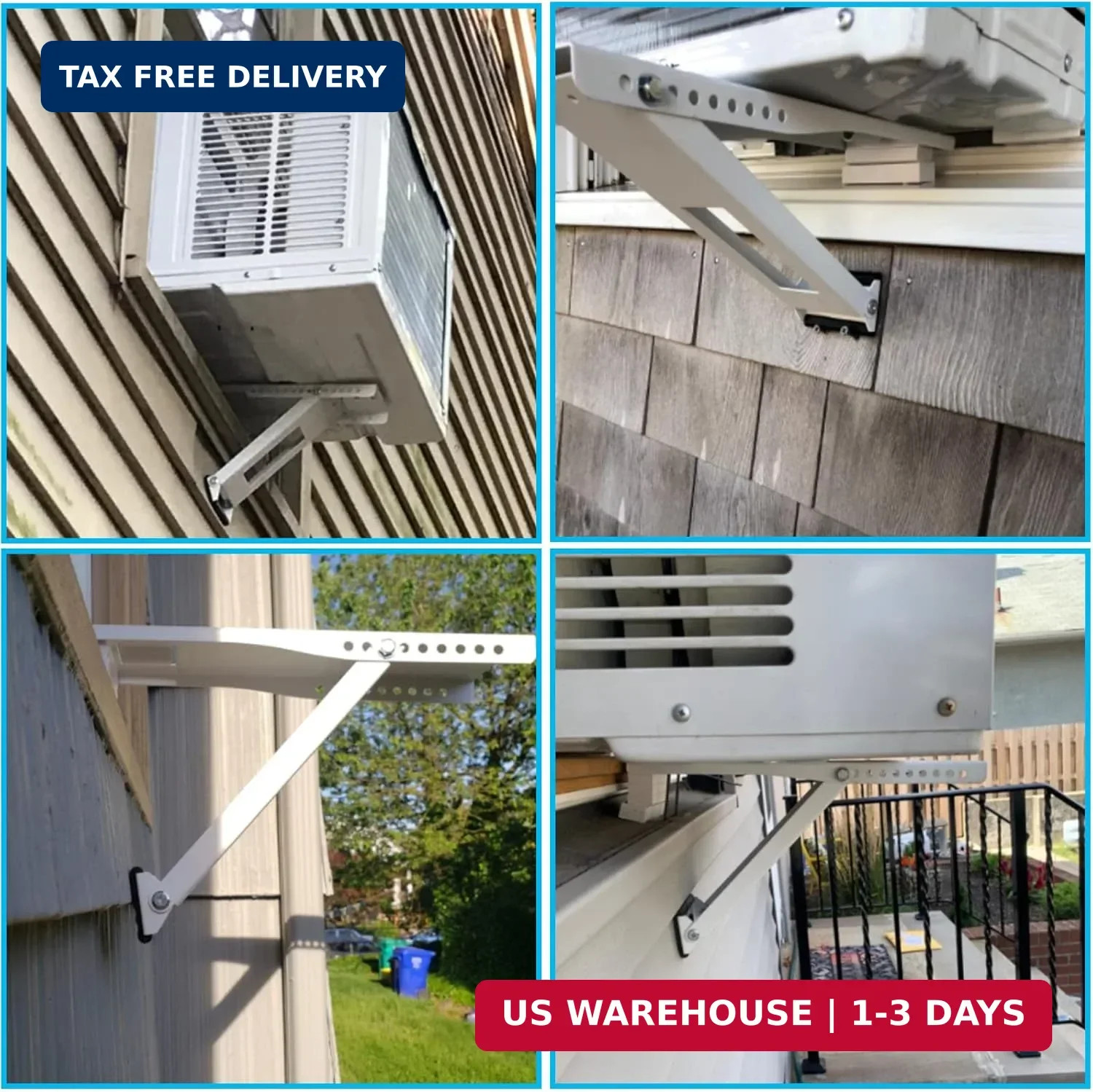 Window AC Bracket, Air Conditioner Brackets for Windows, Universal AC Support Br