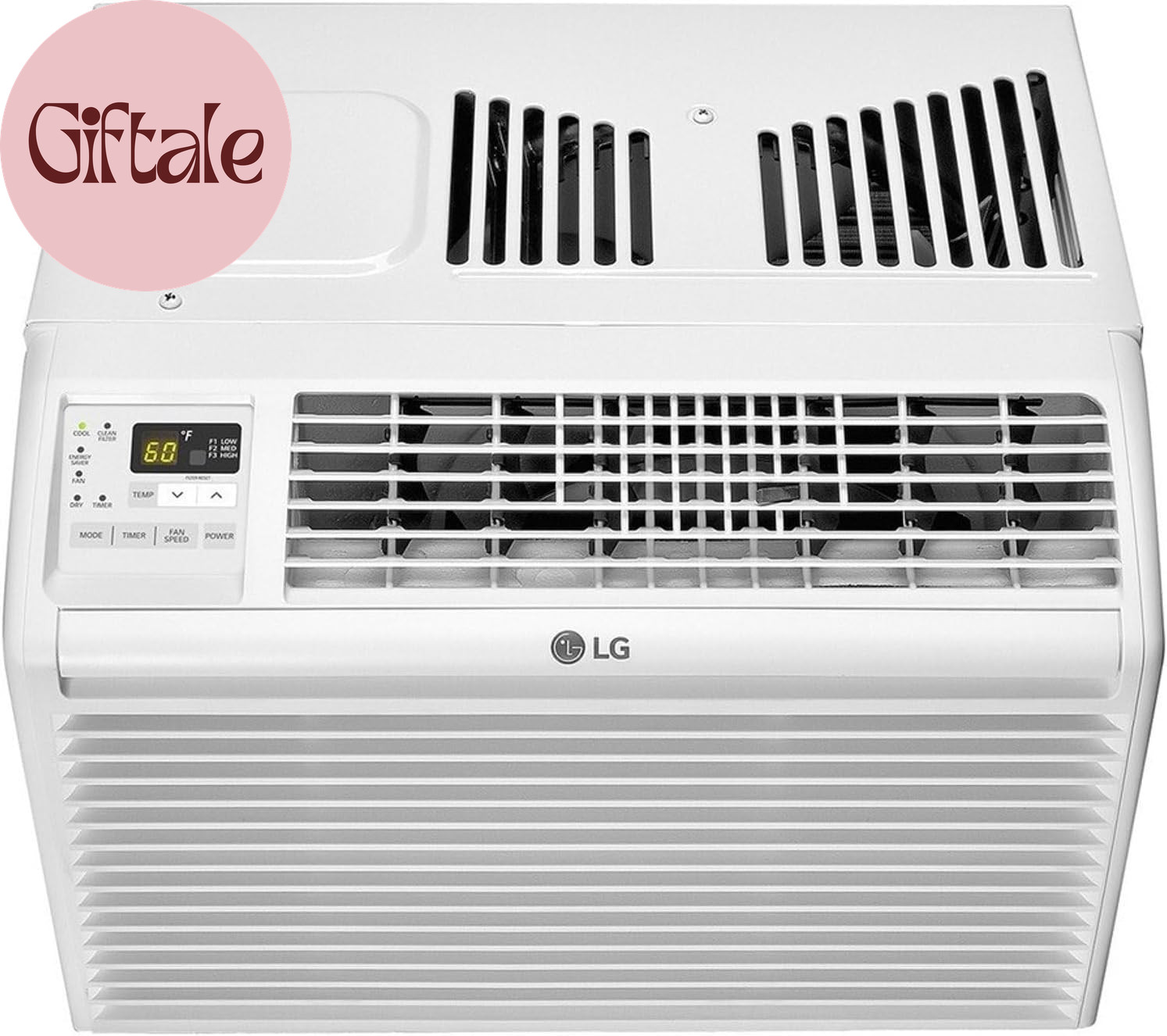 6,000 BTU Window Air Conditioner, 115V, Cools 250 Sq.Ft. for Bedroom, Den, Livin
