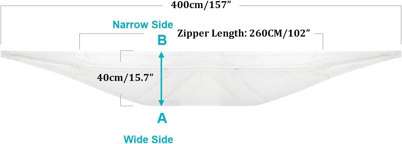 Efficient 157-Inch Window Seal for Portable AC – Keeps Hot Air Out, Saves Energy