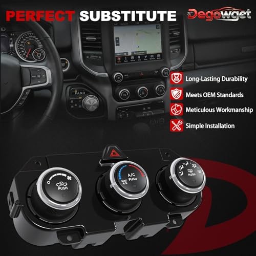 AC Heater Climate Control Module 68268189AA Compatible with Ram 1500 2500 3500