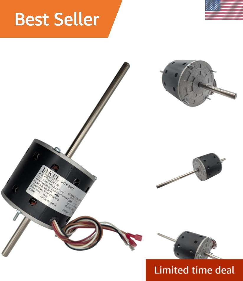 Direct Replacement RV Air Conditioner Motor – 115 Volts, 1675 RPM, Reliable