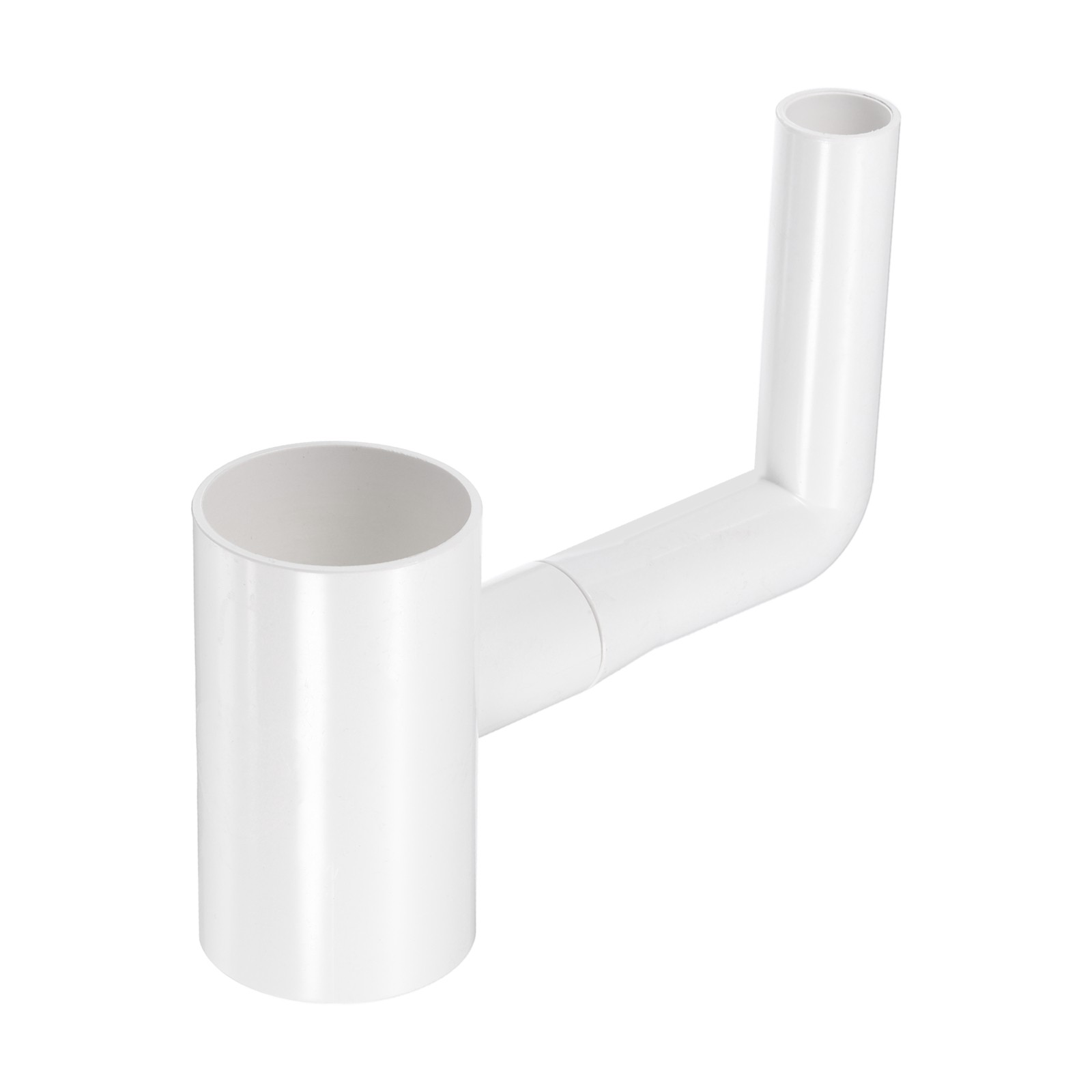 50x25mm PVC Three-Way Air Conditioner Drain Hose Connector, White