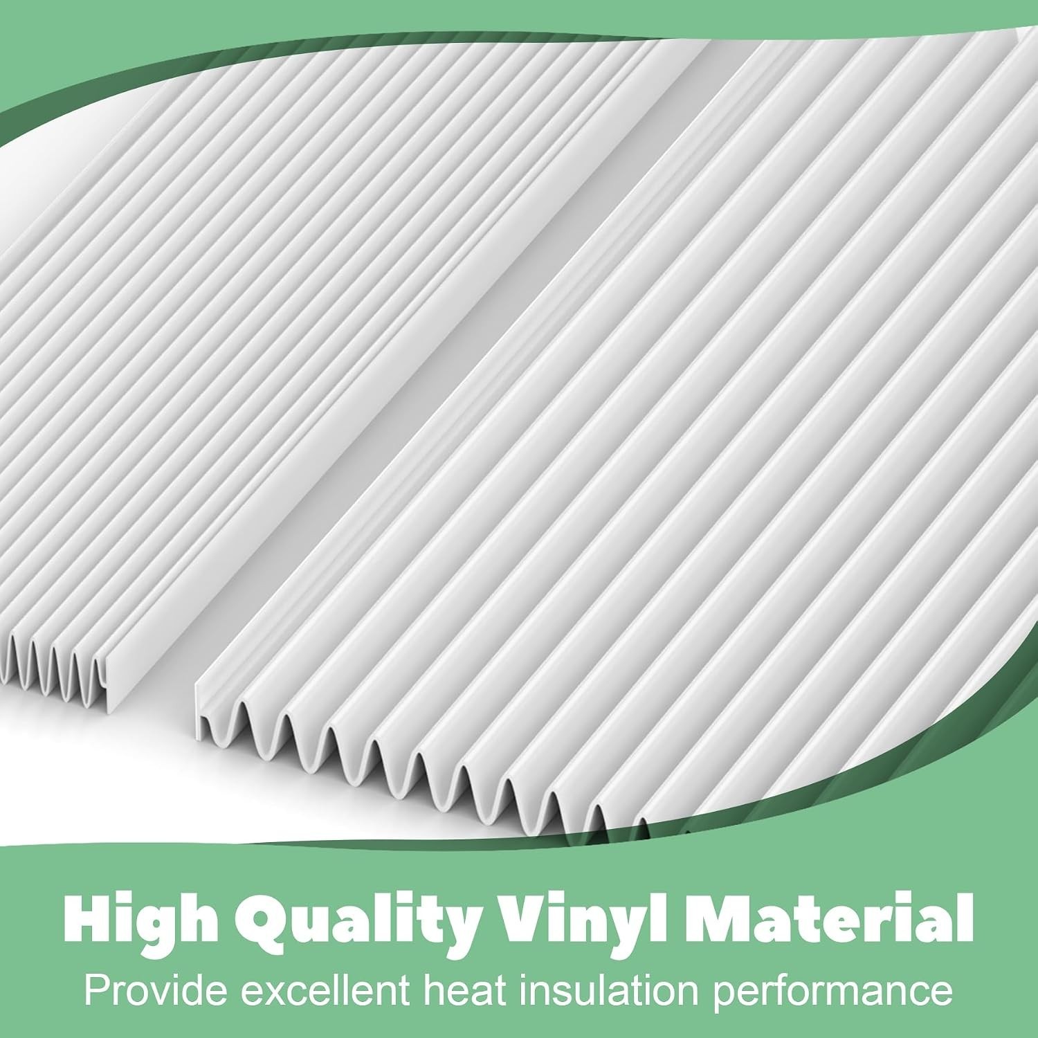 Window Air Conditioner Side Panels, 17&Prime; H x 19-1/4&Prime; W Extra Wide AC Side Panel,