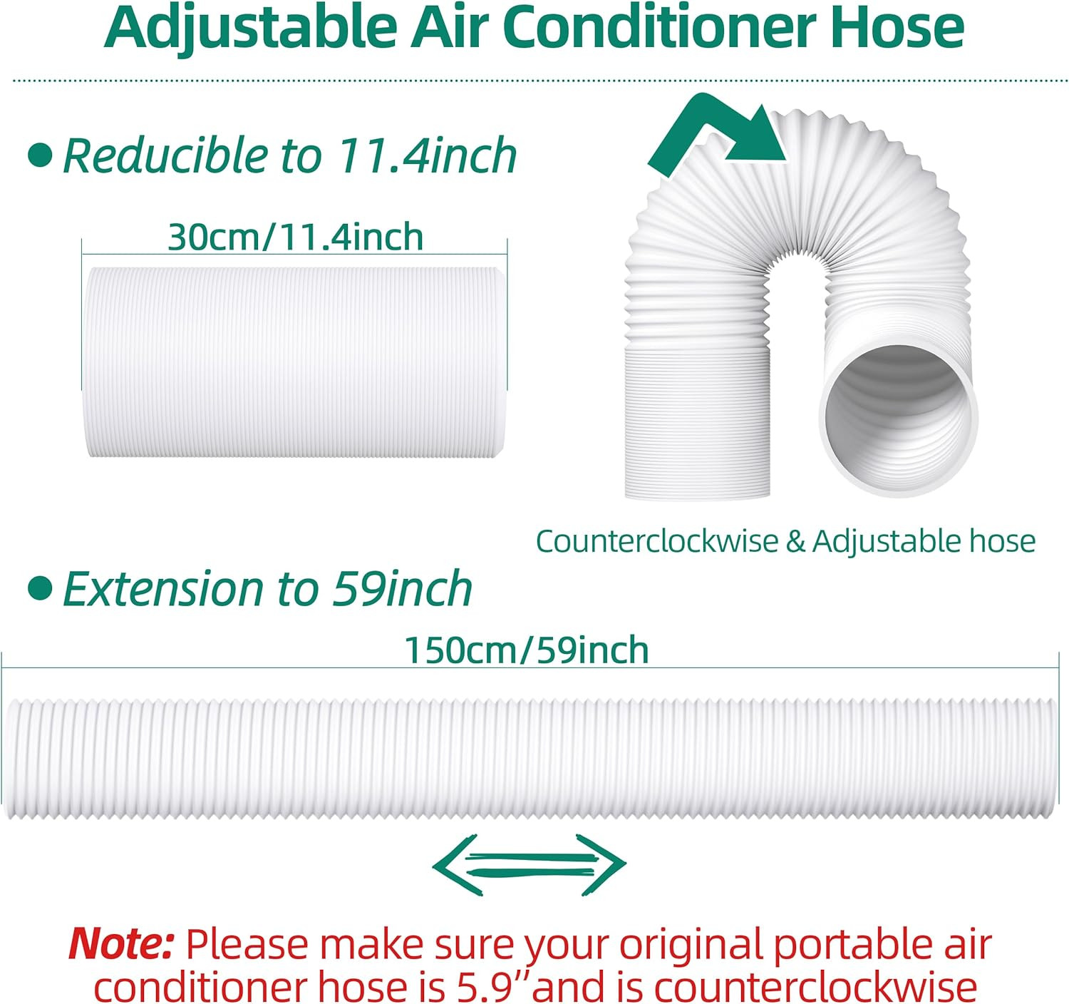 Portable Air Conditioner Window Kit: Adjustable Universal AC Seal Window Vent Ki