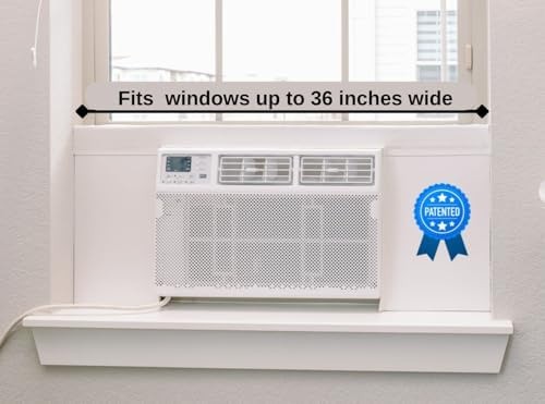 Breeze Stop Surround Insulation Side Panels White for Window AC Unit Indoor A…