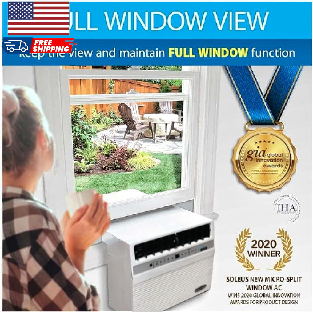12,000 BTU Window Air Conditioner with 10,000 BTU Heater Cooling 115 Volts 12.5&Prime;
