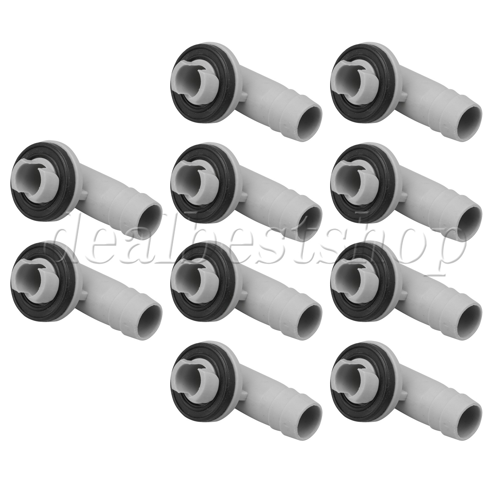 10x Drain Hose Connector Elbow Fitting for Mini-Split Units and Window AC Unit