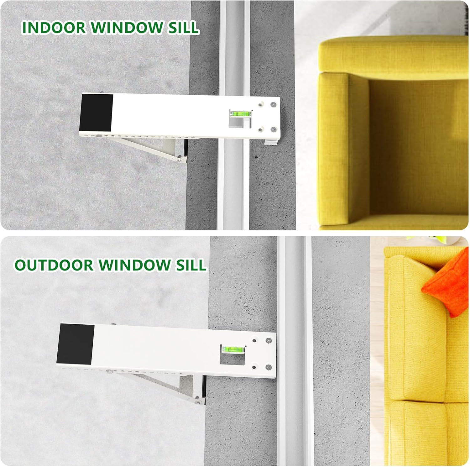 Soporte Para Aire Acondicionado De Ventana Universal Hasta 85 Libras Ligero