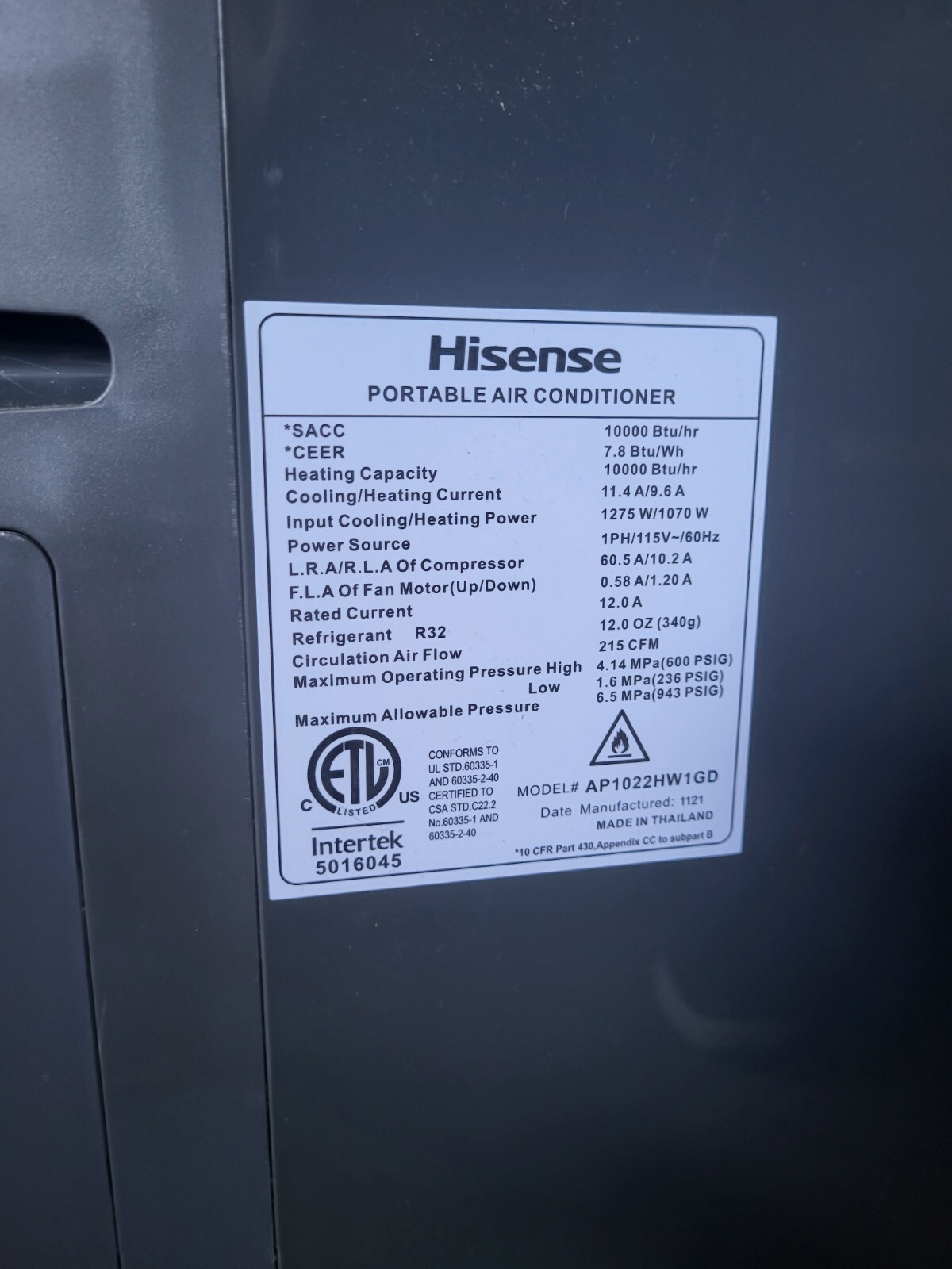 Portable air Conditioner