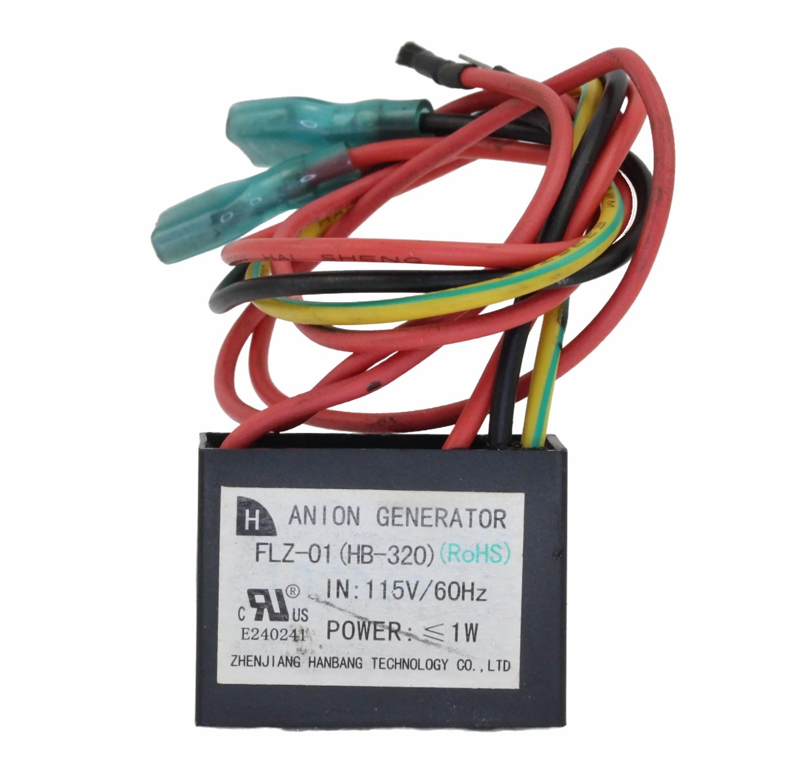 Anion Generator FLZ-01 (HB-320), 115V/60Hz/1 Watt, E240241