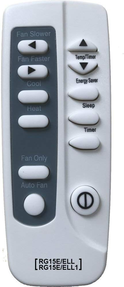 Replacement for Frigidaire Air Conditioner Remote Control Model Number RG15E E