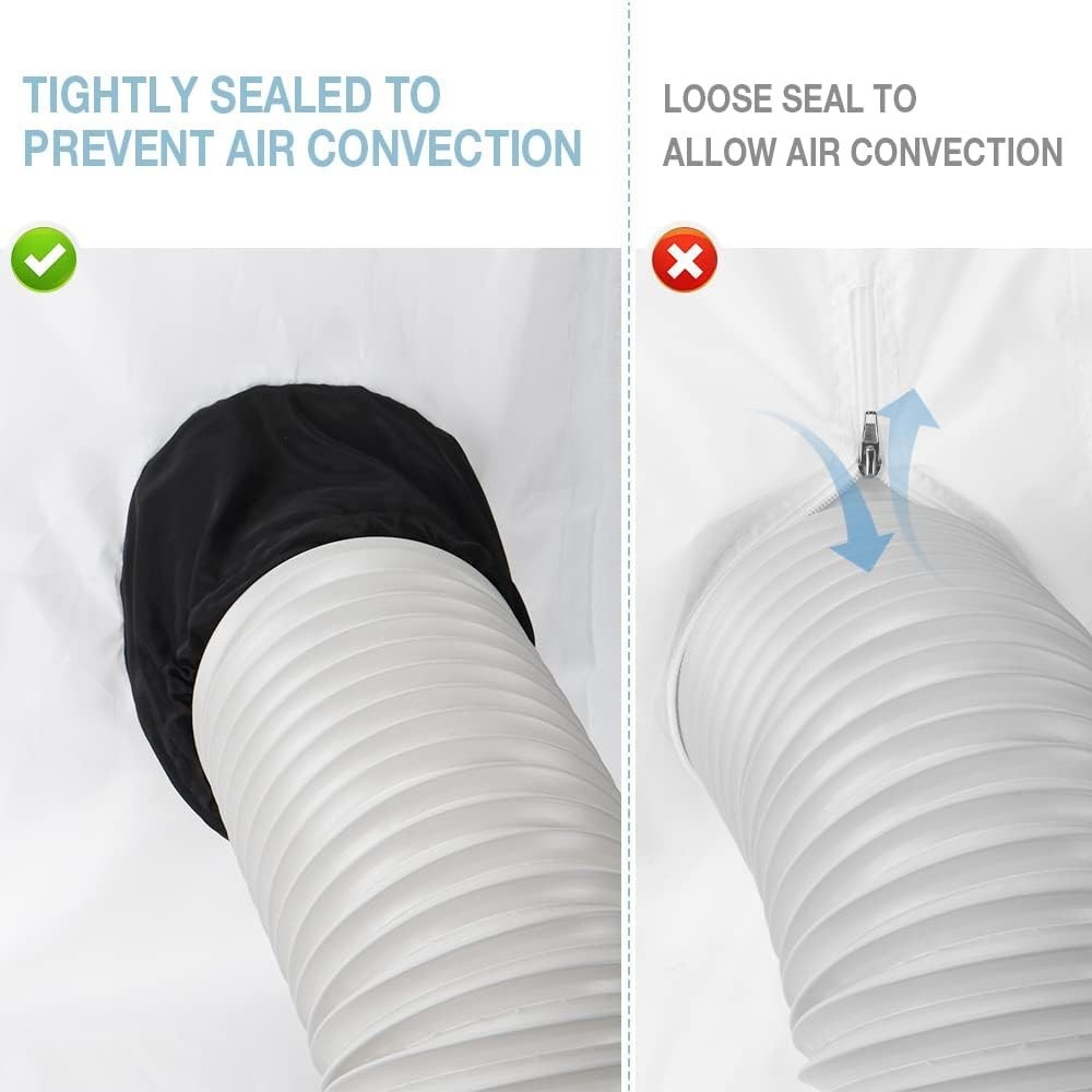 Adjustable Cloth Window Seal Kit for AC Units – 118&Prime; Easy Install Solution