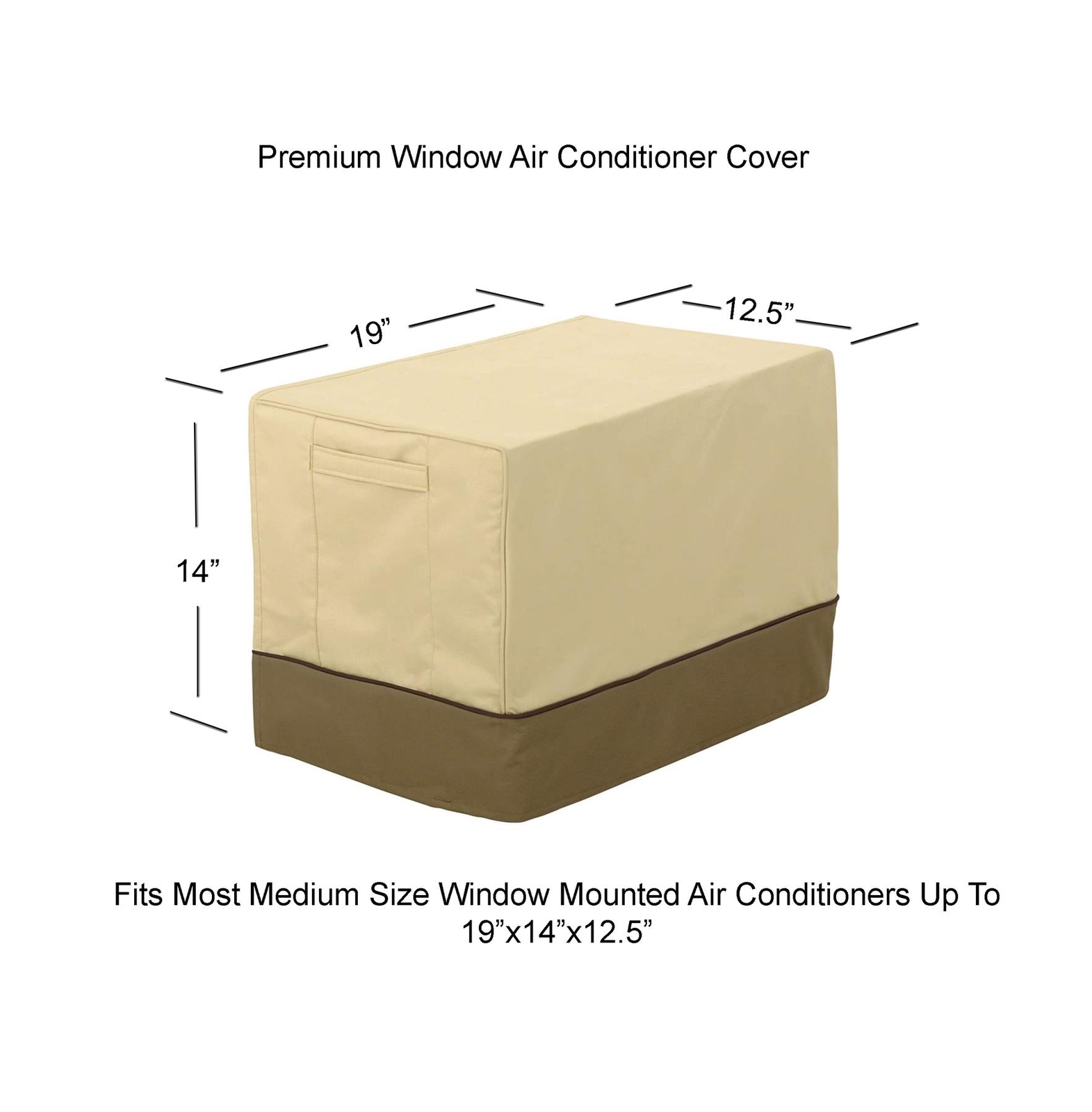CLASSIC ACCESSORIES Qty 4 WINDOW AIR CONDITIONER COVERS Medium