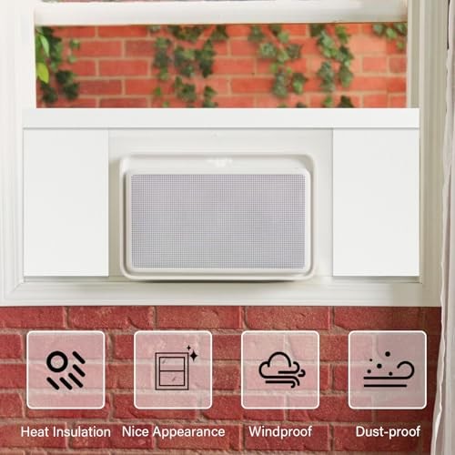 Window Air Conditioner Side Panels, 2 Pcs AC Side Surround Panel Kit Indoor |