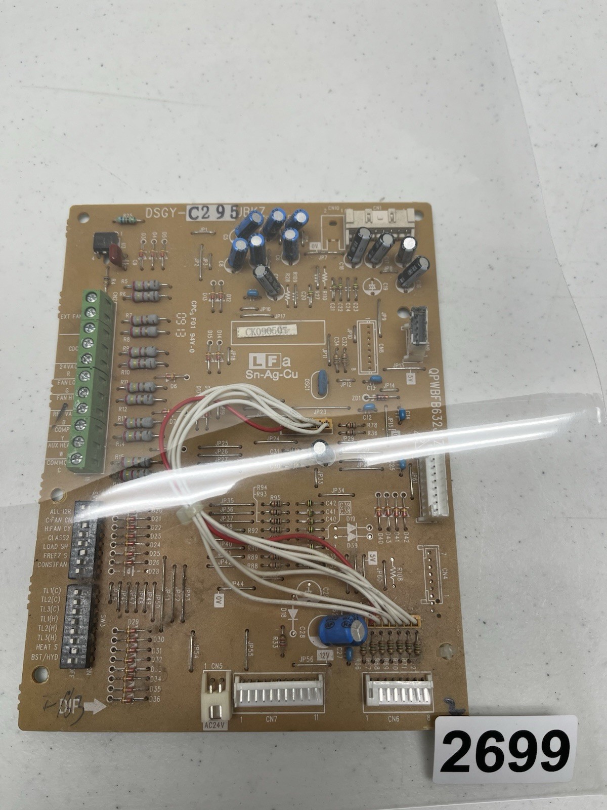 QPWBFB632JBZZ DSGY-C295JBKZ OEM control board of Sharp Wall Unit AC