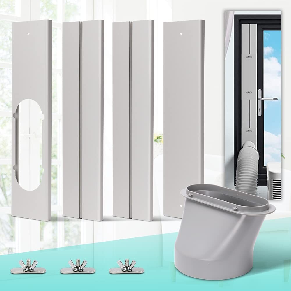 Portable Air Conditioner Window Kit with Coupler, Portable AC Window Kit Accesso