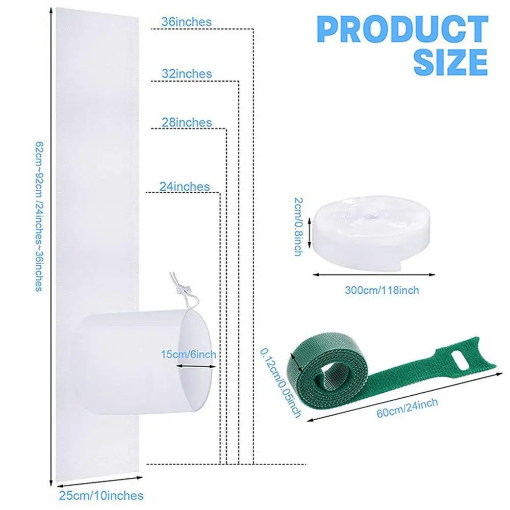 Portable Air Conditioner Window Seals Hot Air Stop Universal Mobile Air Conditio