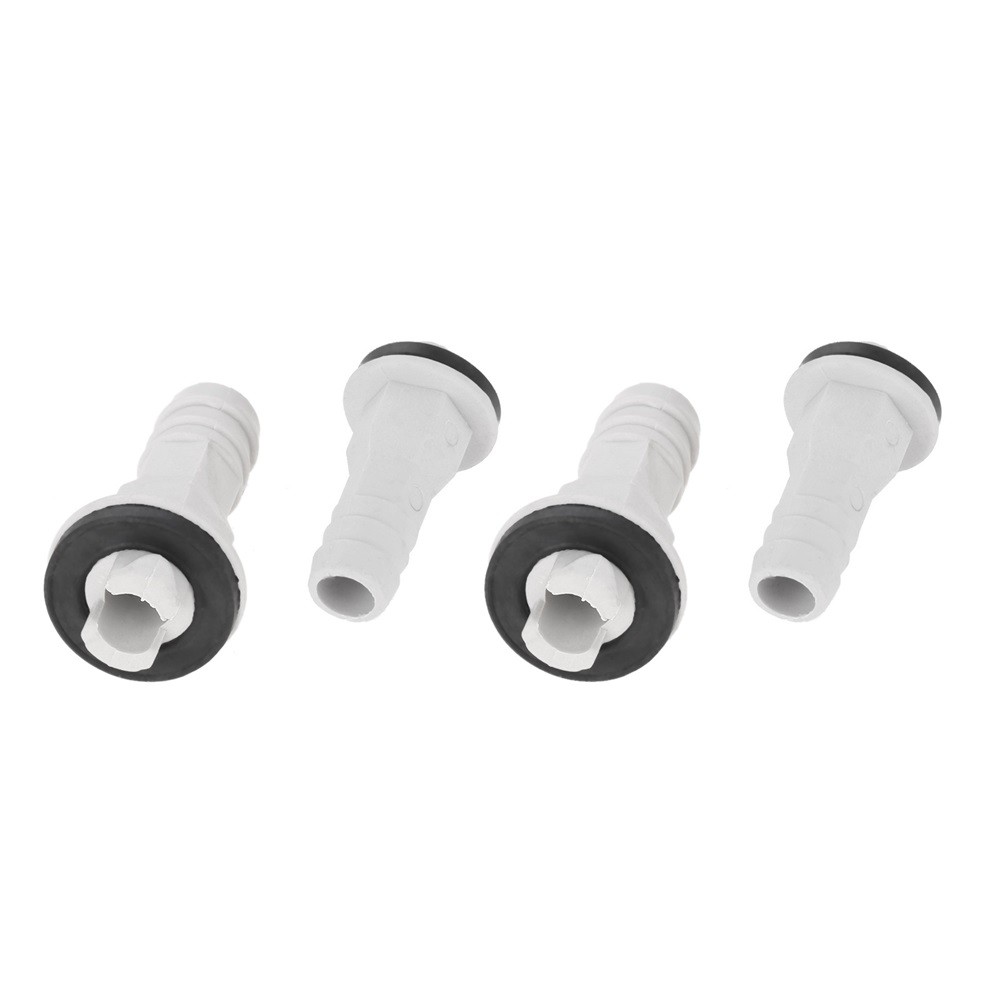 4Pcs Air Conditioner Drain Hose Connector Window Drain Adapter Straight Fitting