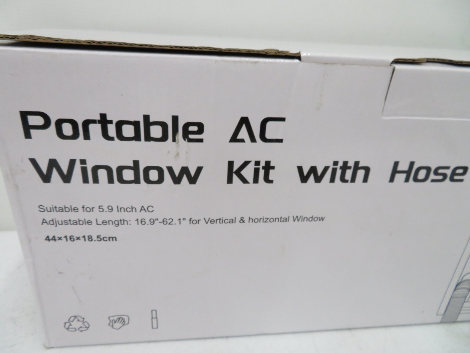 PORTABLE AC WINDOW KIT W/ HOSE (DNT070525) LOC. M-4