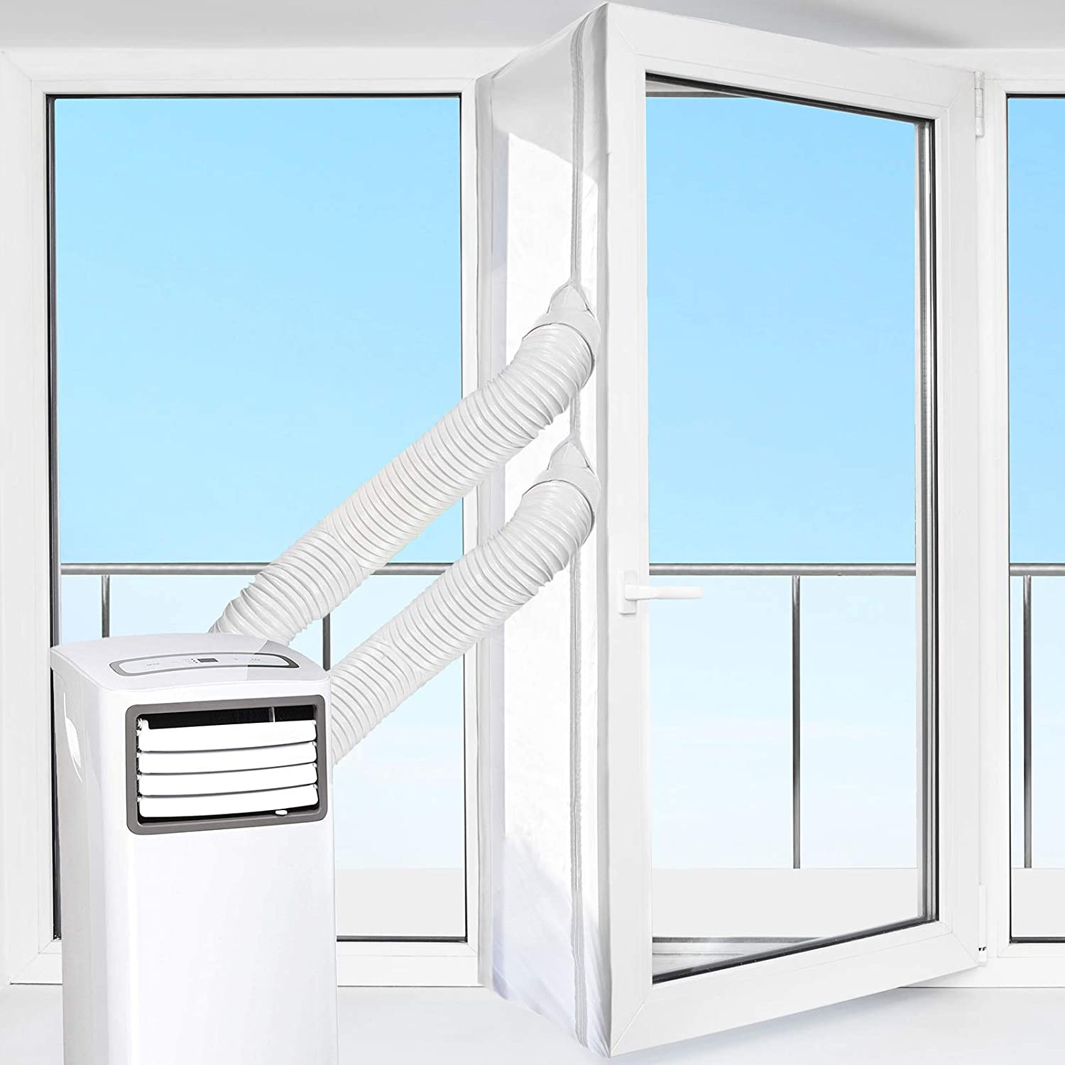 HOOMEE 220”(560CM) Universal Window Seal for Mobile Air Conditioner and Tumble D