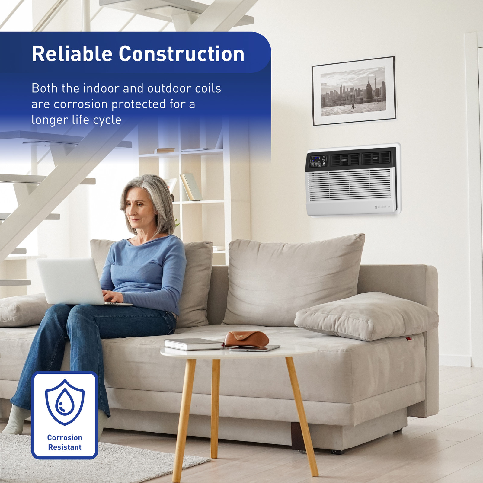 Friedrich Uni-Fit Thru-Wall AC 8,000 – 12,000 BTU 115V Cool Only