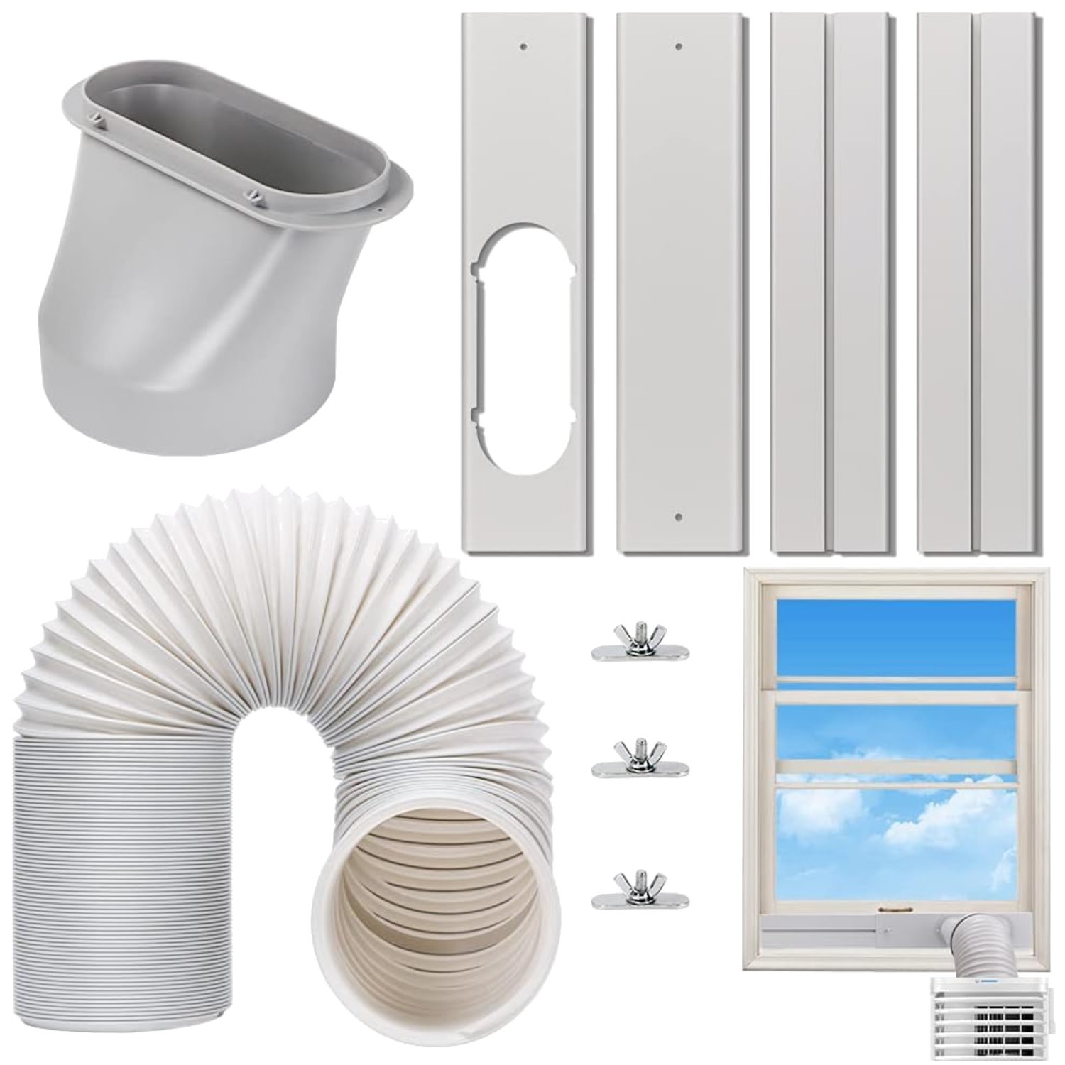 Universal Sliding Window A/C Exhaust Kit