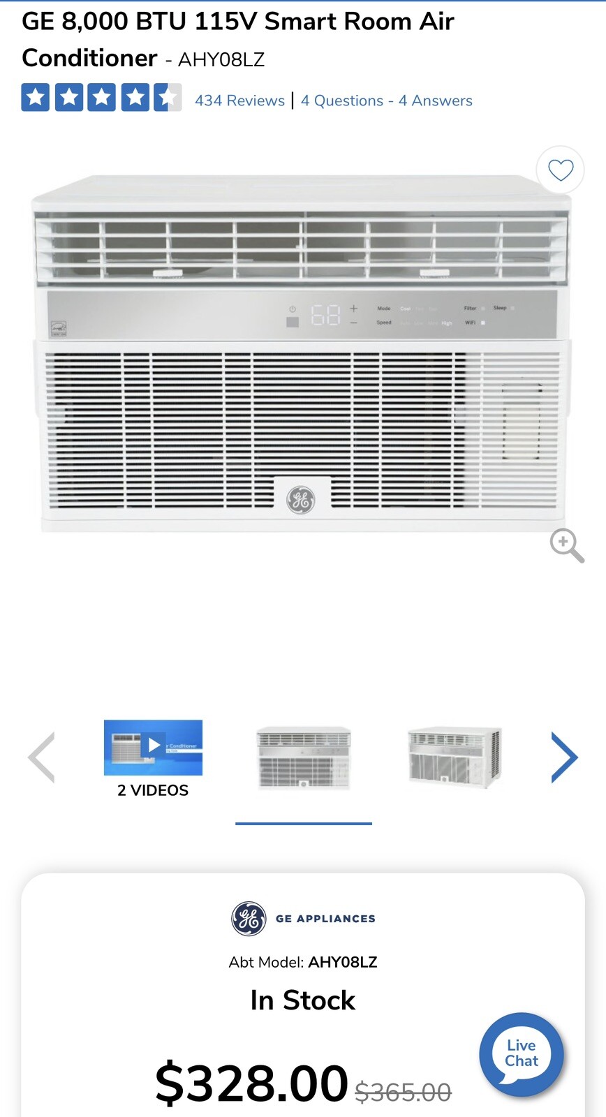 Window Air Conditioner.