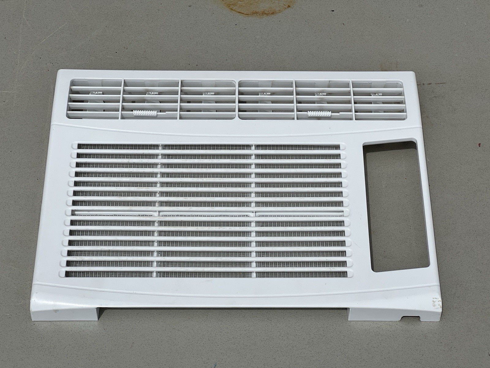 GE General Electric AHQ06LYCQ1 Front Cover Vent & FILTER SCREEN Assy WJ71X24801