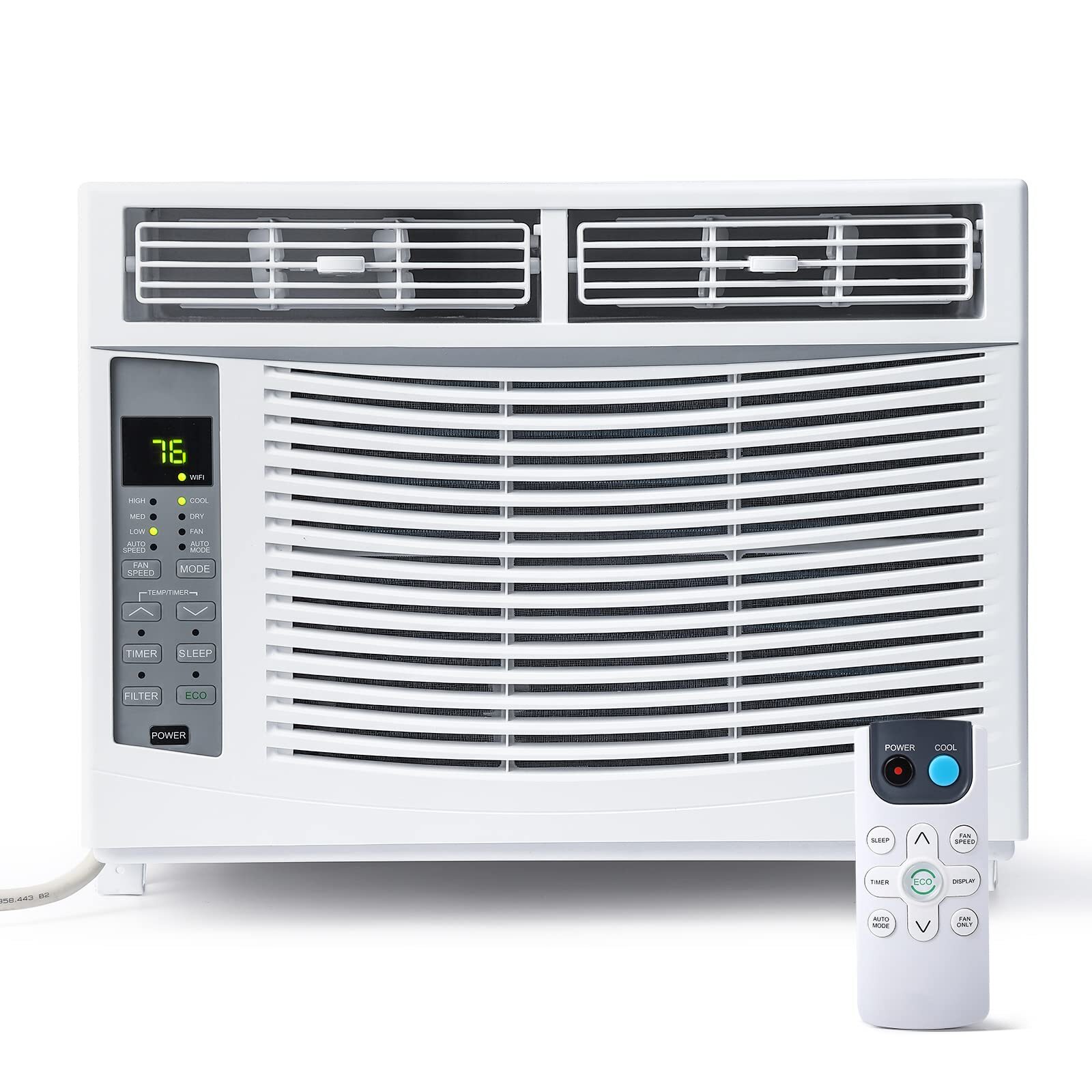 AC Unit with Remote & APP Control Window Air Conditioner 6000-12000 BTU 24H Time