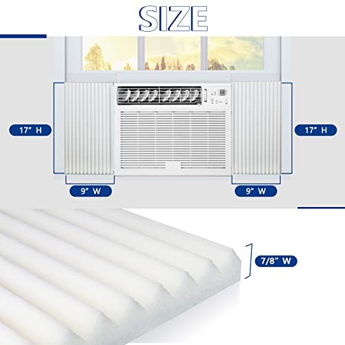 Window Air Conditioner Side Panel Insulated Foam Kit, All Season Protection