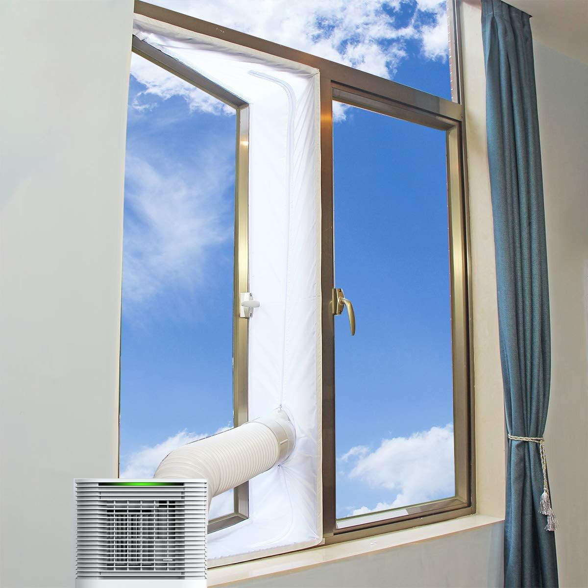 400 Cm/157”Universal Window Seal for Portable Air Conditioner Vent Kit and Tumbl