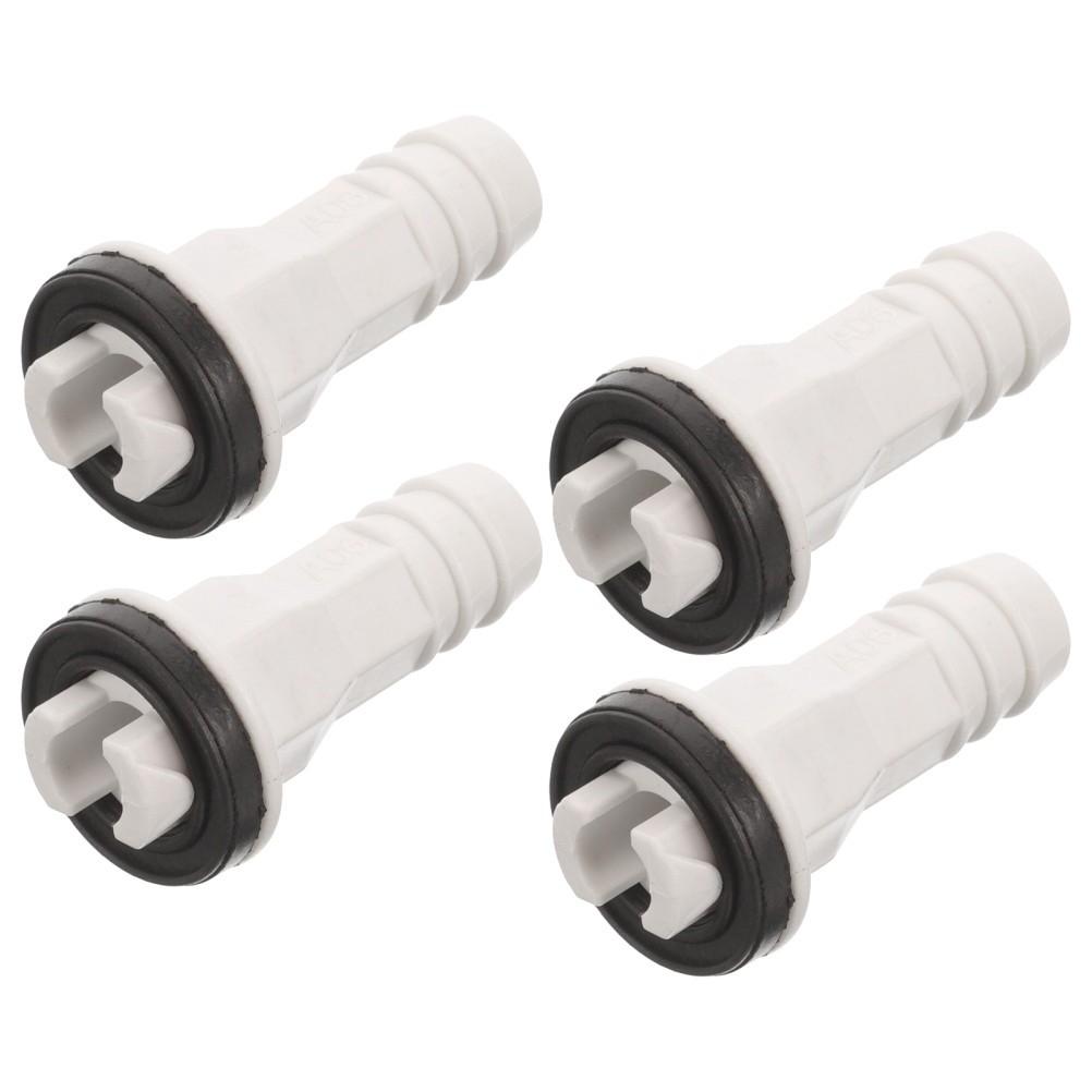 4 Pcs AC Drain Pipe Connector Plastic Adapter for Air Conditioning Hose Systems