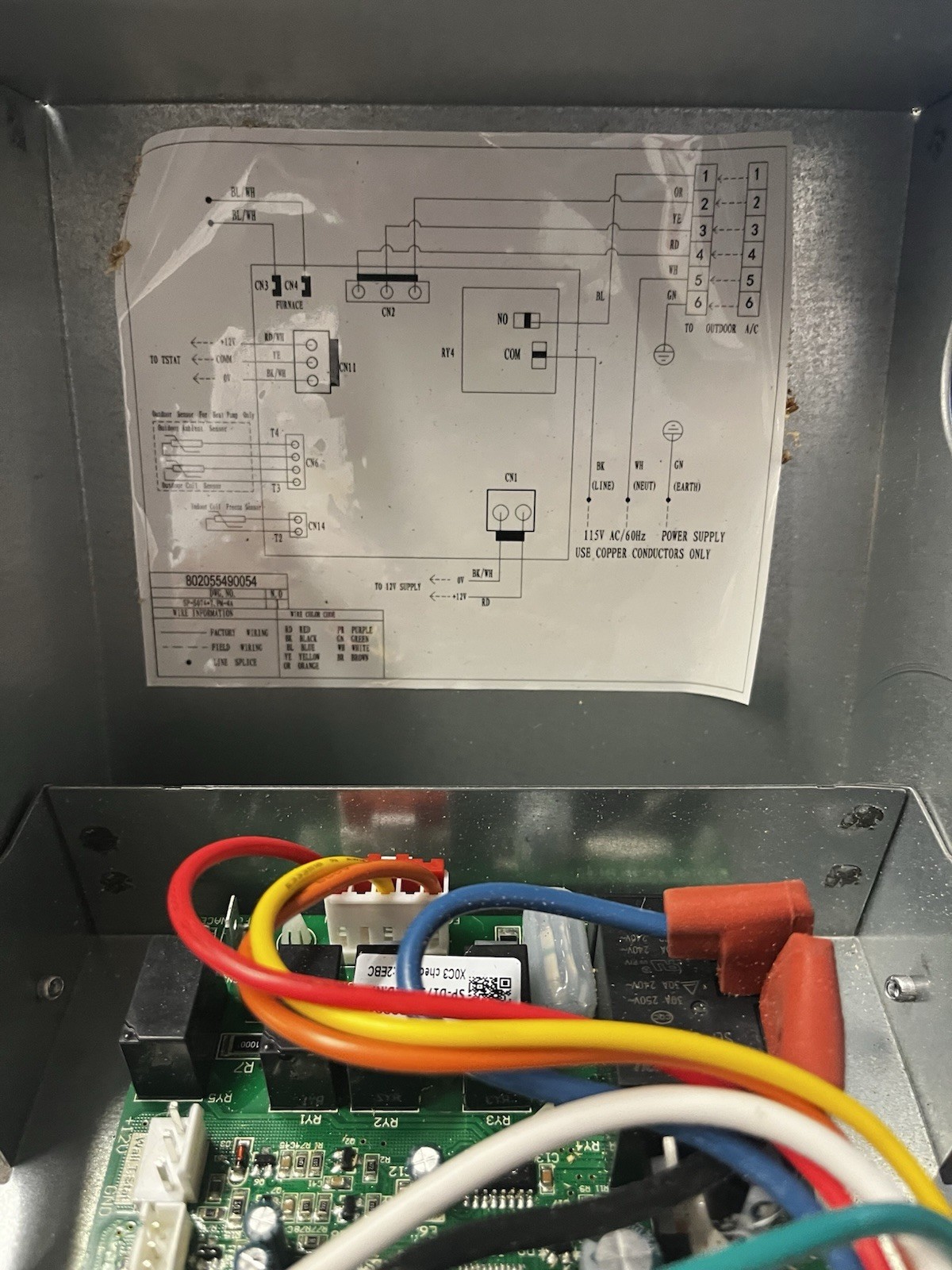 GE Control Box FS306294R RV Control Module Roof Top Air Conditioner