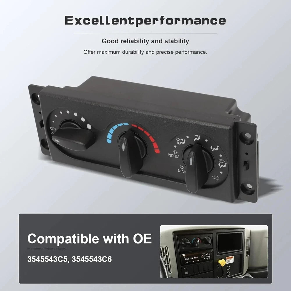 AC Heater Climate Control Module Compatible with 2002-2012 International 4200 43