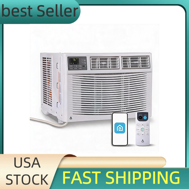 🔝12000BTU Window AC Unit 3 in 1 Modes Air Conditioner W/WIFI & Remote 550 Sq.Ft