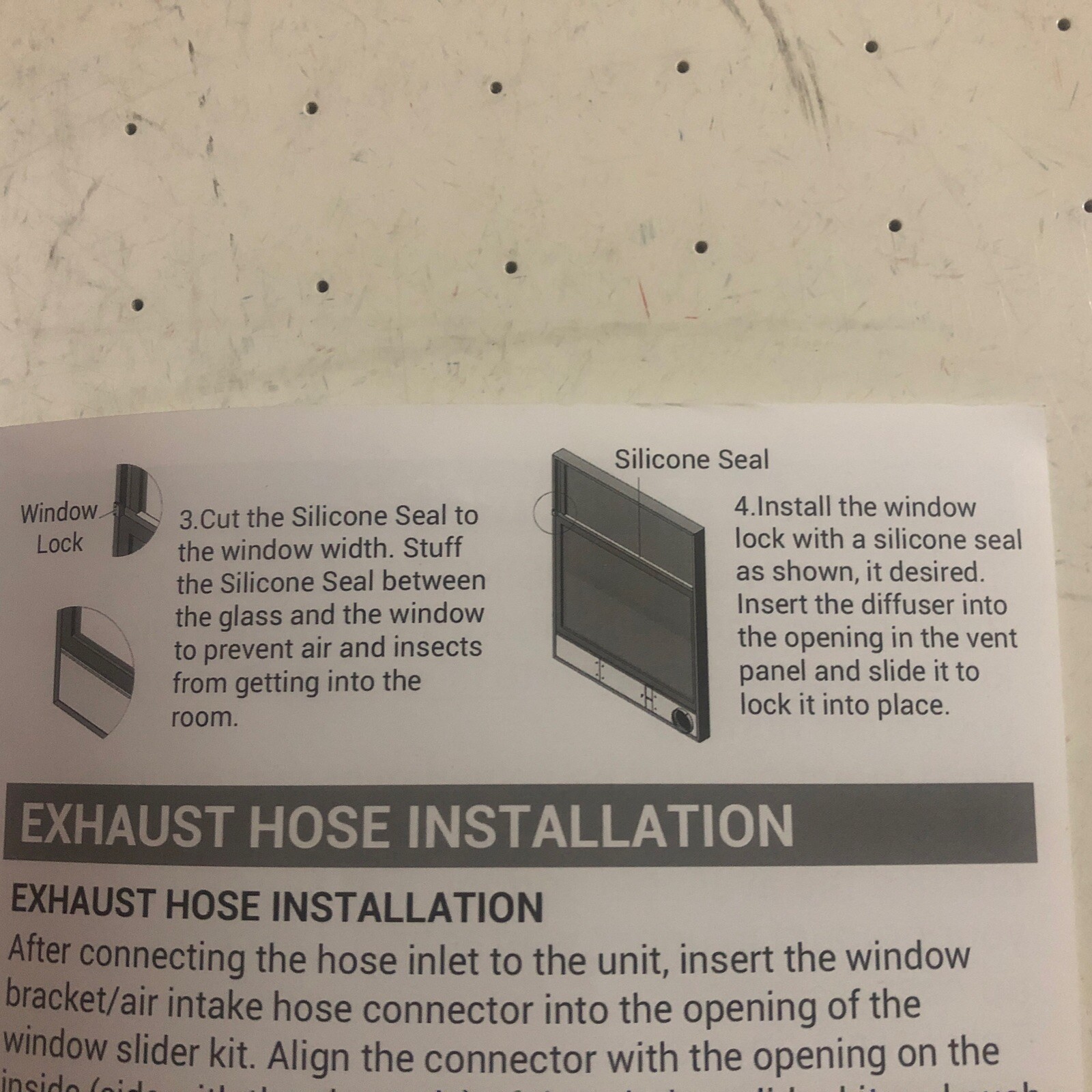 Garfine Sliding Door Portable Air Conditioner Seal Kit Compatible with 5-5.1 in