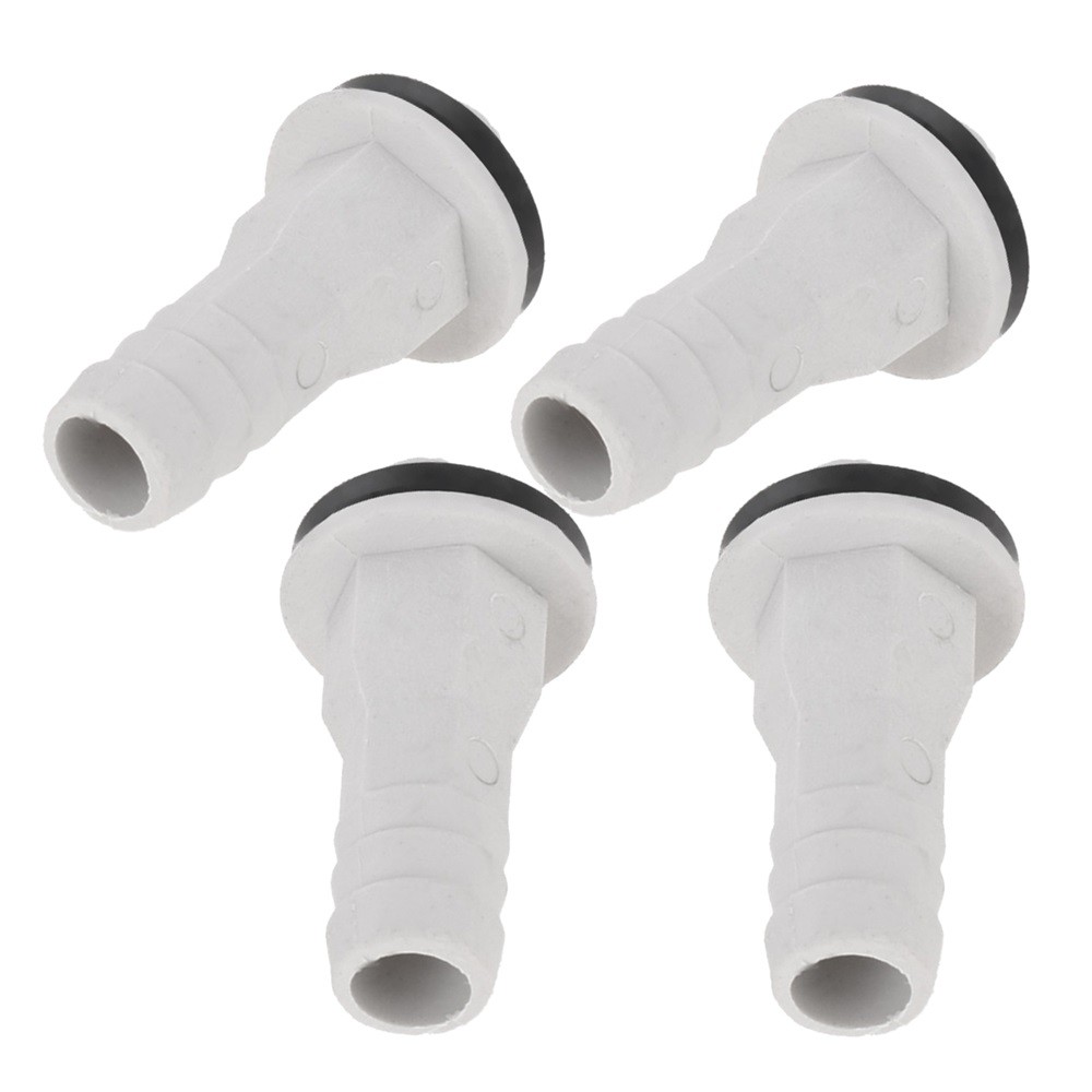 4Pcs Air Conditioner Drain Hose Connector Window Drain Adapter Straight Fitting
