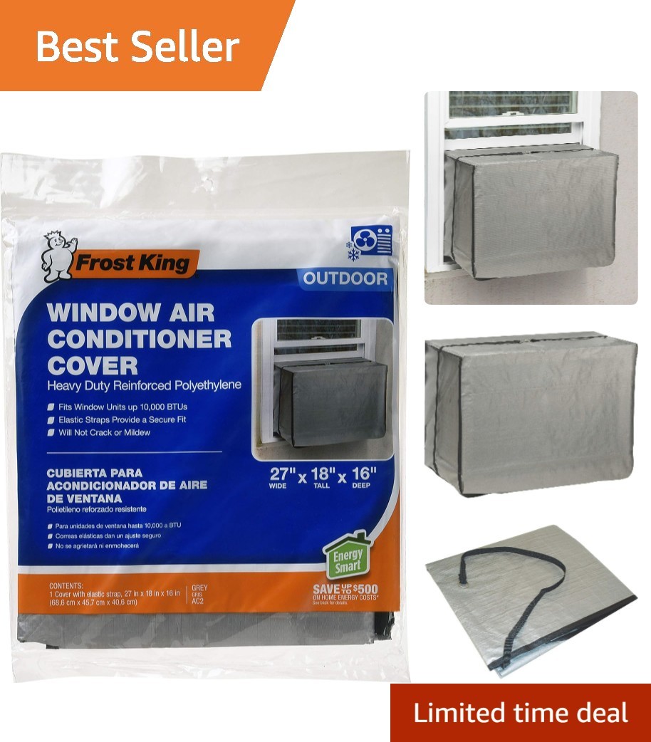 THERMWELL AC2H Air Conditioner Cover, 18 by 27 by 16-Inch, Silver