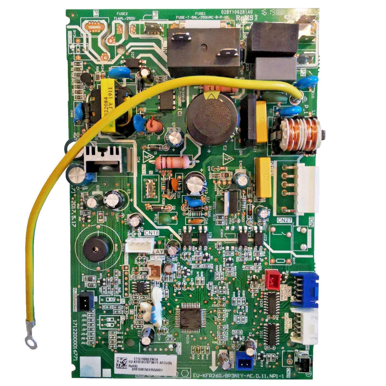 Main control board sub. 17122000039674 Midea YORK BOSCH, SAMSUNG