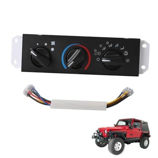 HVAC AC Heater Climate Control Module Compatible with 1999-2006 Wrangl-er TJ