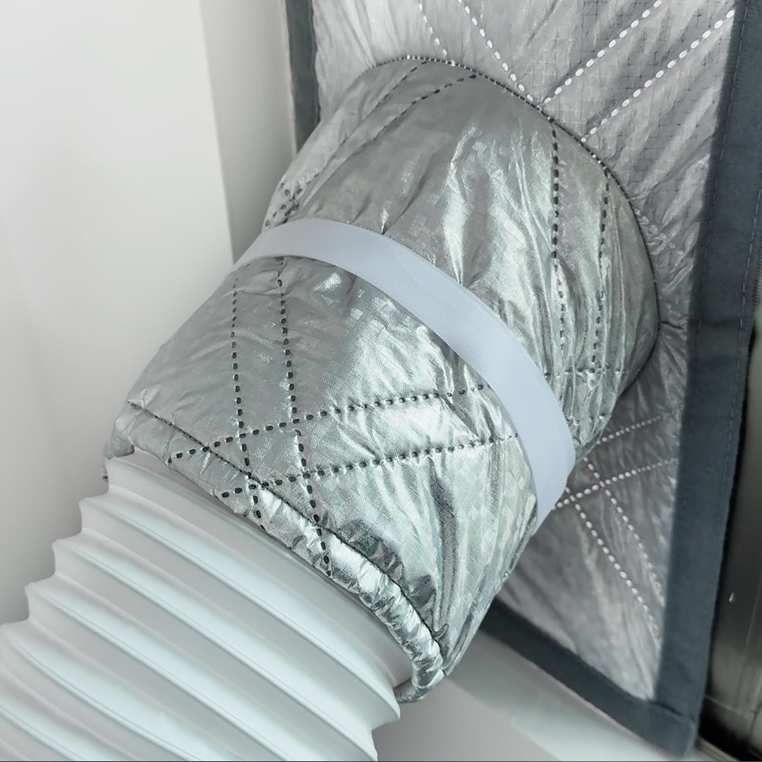 40&Prime; Heavy Duty Portable Air Conditioner Window Kit Reflective Aluminum Foil T…