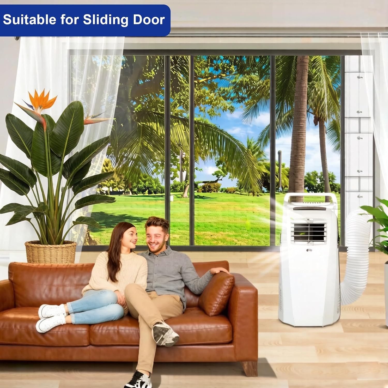 Portable Air Conditioner Vent Kit for 5.9 AC Window Door Seal Kit Air