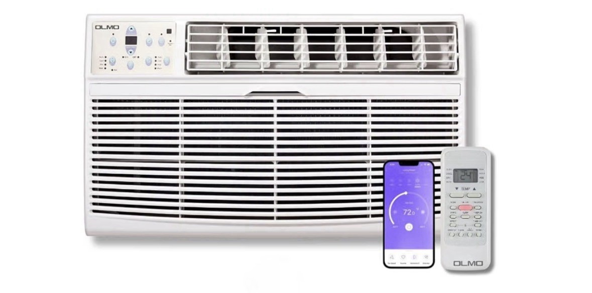 OLMO 12000 BTU 230V Through the Wall Air Conditioner Cooling Only – WiFi