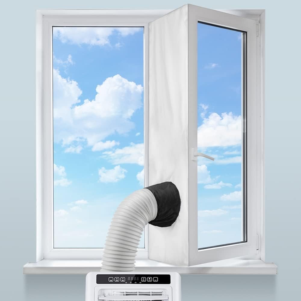 Adjustable Cloth Window Seal Kit for AC Units – 118&Prime; Easy Install Solution