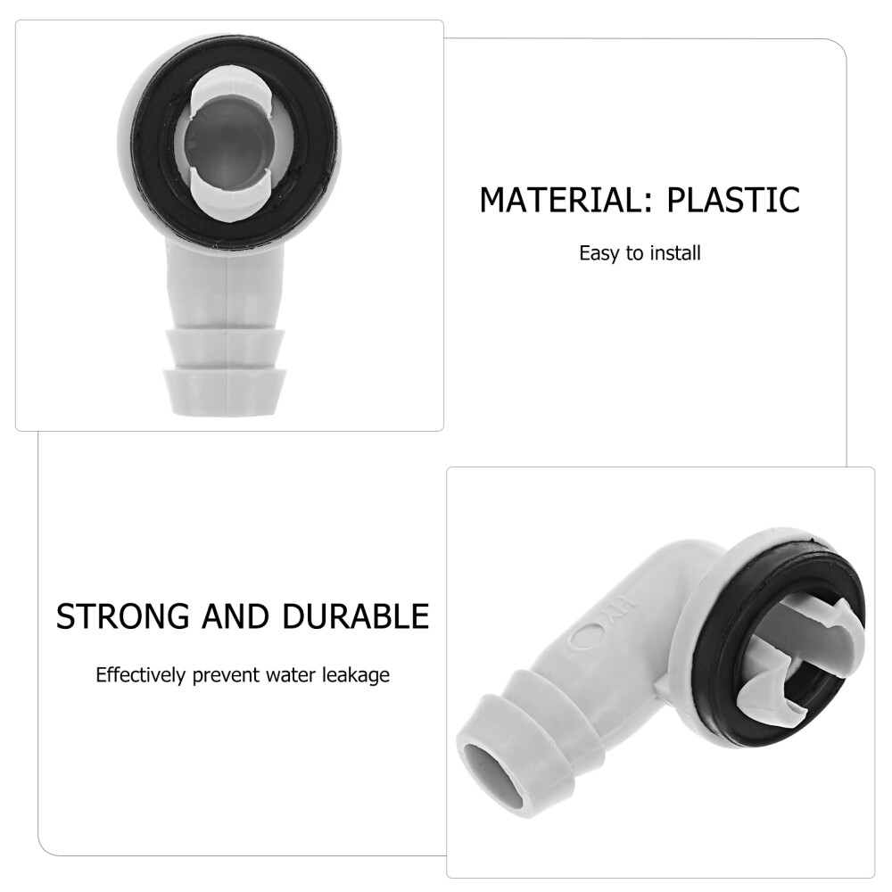 5 PCS Elbow Joint Set Air Conditioner Quick Adapter Fittings with Rubber
