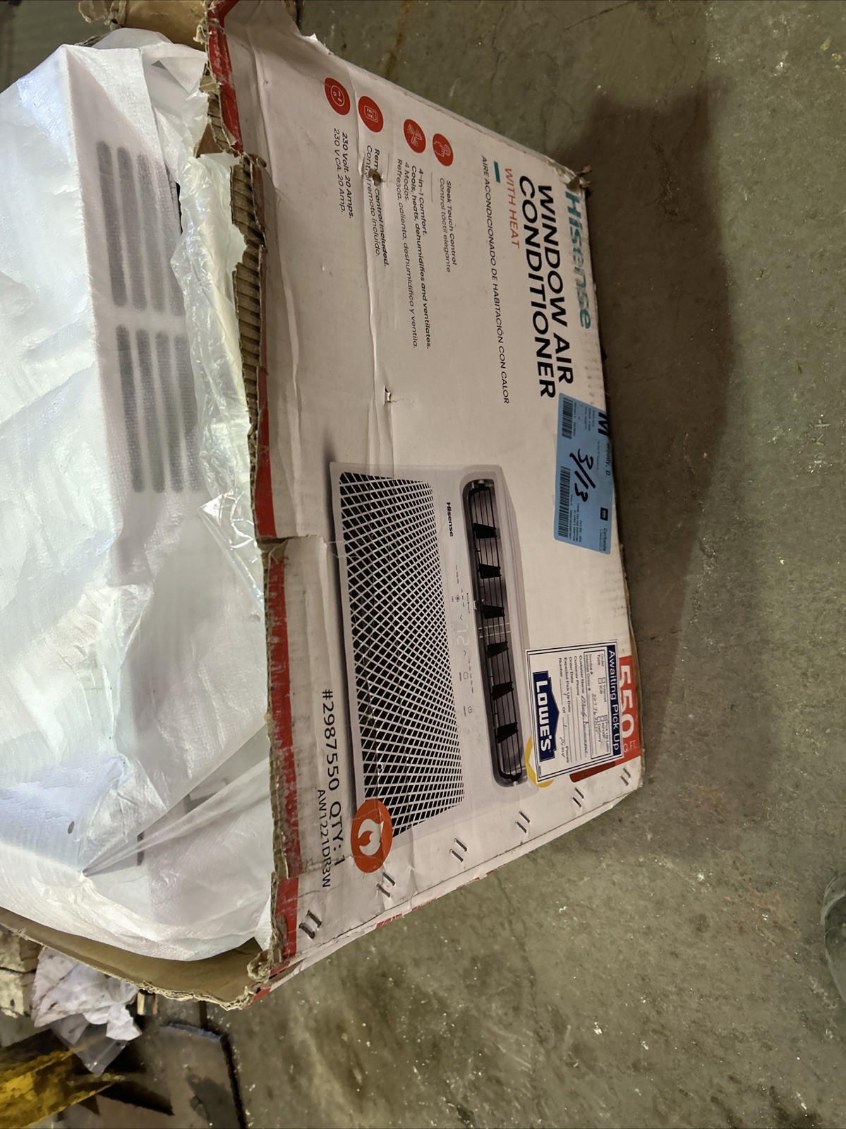 230v At 20amps Window Ac Will Not Run On House used