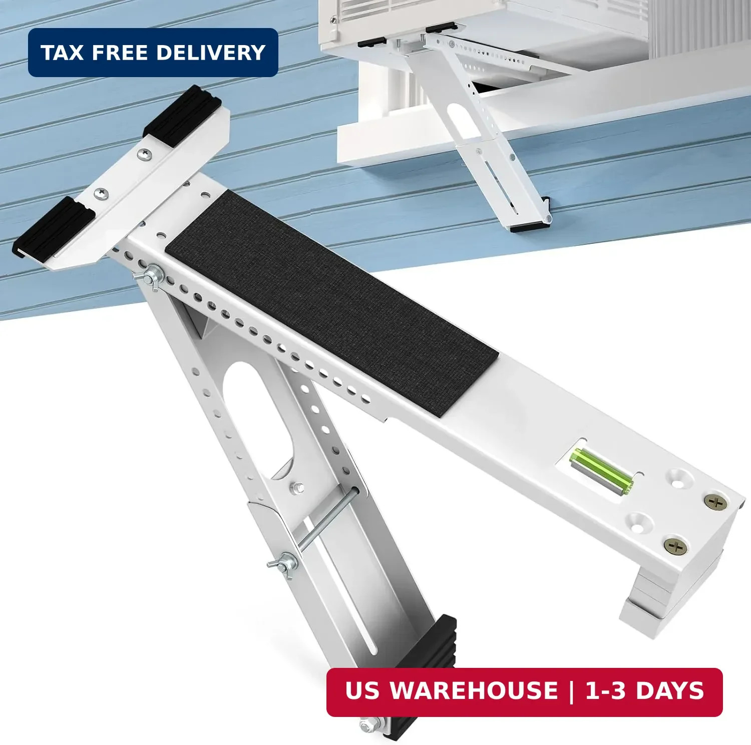 Heavy Duty Window Air Conditioner Support Bracket: Up to 165 lbs Support for 500