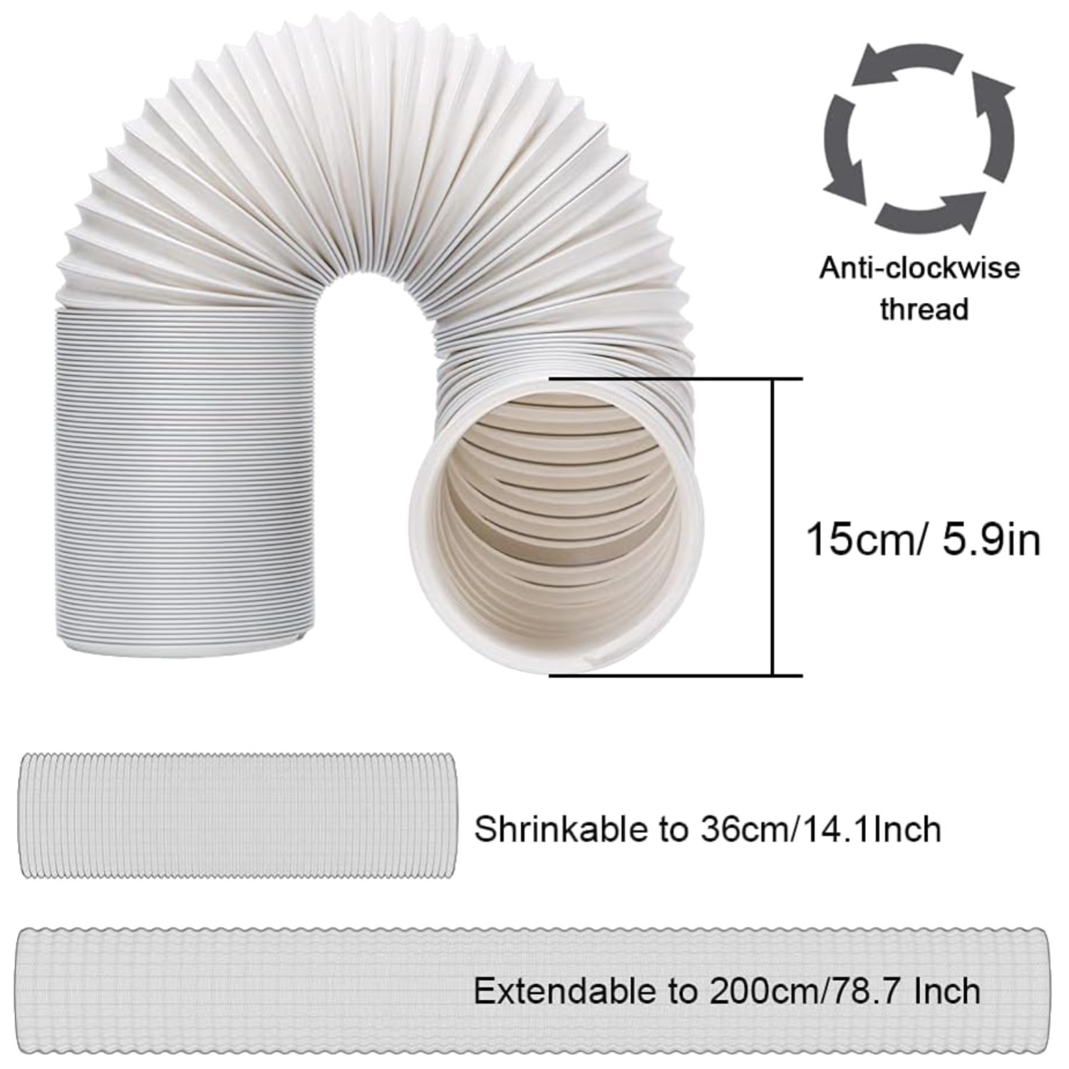 Wide Compatibility Portable A/C Vent Kit