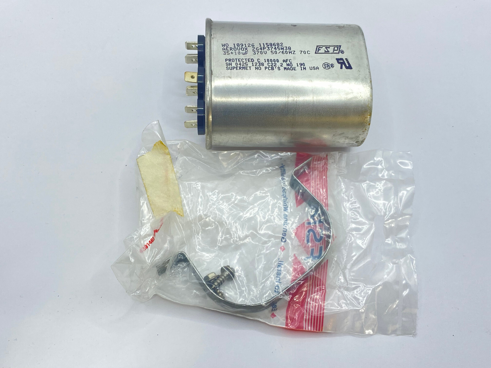 New Genuine Whirlpool Air Conditioner Dual-Motor Run Capacitor 4388200