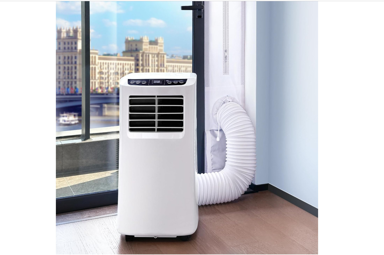 Portable AC Window Vent Kit for Sliding Door, 100% Sealing Portable Air Conditio